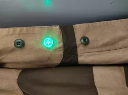 Led coat Button