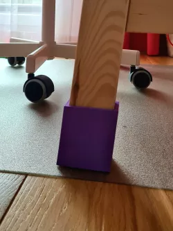 Leg extension for IKEA FLISAT children's desk