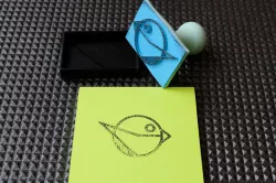 loiseaucreatif - Logo Ink Stamp