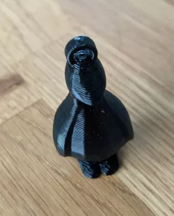 Low Poly Penguin Keychain