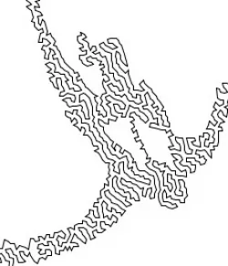 Mad Men Themed TSP Single Line Art