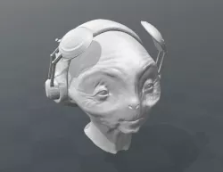 Maz Kananta Head/ Model (The Force Awakens)
