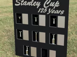 Miniature Stanley Cup Display Case and Alcoves