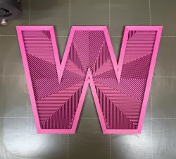 Monogram Letter W