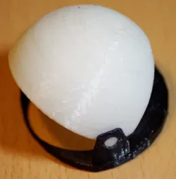 Movable eyelid for 4cm Ping Pong Ball