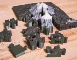 Mt. Taranaki (New Zealand) - 3D puzzle