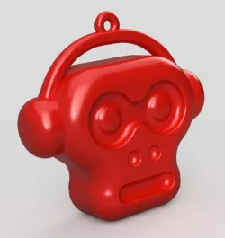Music monkey for keychain