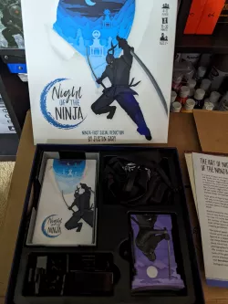 Night of the Ninja box insert/organizer - sleeved card holder