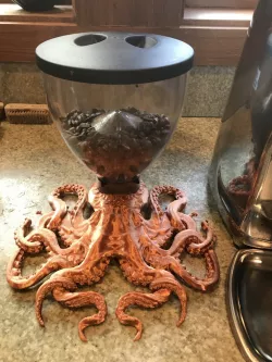 Octopus Coffee Bean Hopper Stand