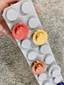 Oversized LEGO Build Plate Wall Hook