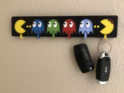 Pac Man Key Holder No MU Required - magnets added
