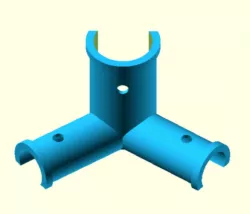 Parametric Bamboo Trellis Joint