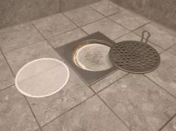 Parametric floor drain filter