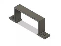 Parametrized mounting bracket for power brick