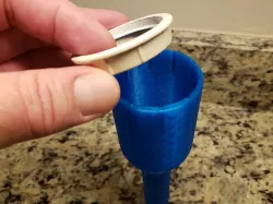 Pendant Lamp Shade Retaining Collar Ring Tool
