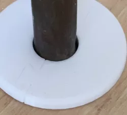 Pipe rosette / cover simple