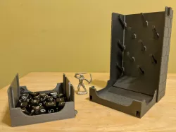 Plinko Dice Tower With Magnetic Latch and Detachable tray