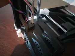 Prusa Mini Low Profile Heatbed Cover with 55° angle make M3 screw for z-axis more accessible