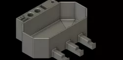 Prusa Toolbox (links Seite) (lang) im Hexagon-Style mit Werkzeug-Halter (siehe Beschreibung)