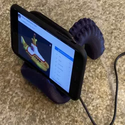 Qi Wireless Octopus Tentacle Phone Stand with Pockets for Magnets
