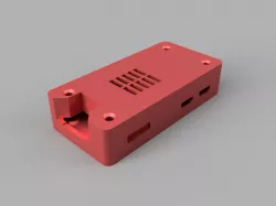 Raspberry pi zero/zero 2 case with space for 8mm heatsink