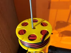 recoge cables (spool holder)