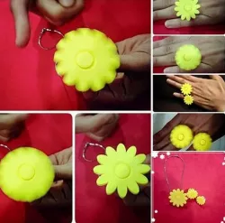 Rotating flower Accessories ( ring , necklace)