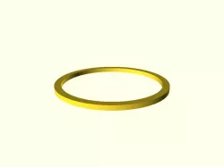 Round trash bag holder parametric 