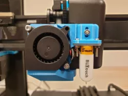 Sidewinder X1 Waggster Mod BLTouch with improved Fan Duct