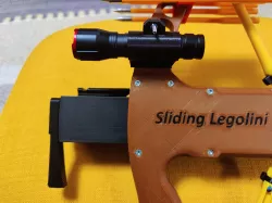 Sliding Legolini flashlight mount