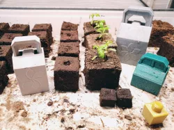 Soil blocker set - print-in-place
