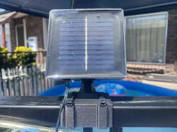 Solar garden lighting bracket