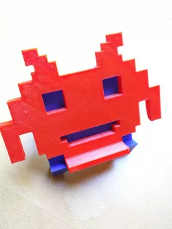 Space Invader Phone Stand