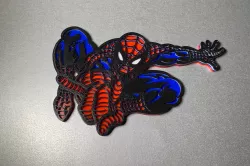 Spiderman Colour print plaque