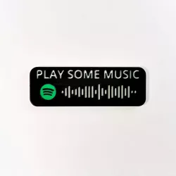 Spotify Code Wall Ornament with Custom Code