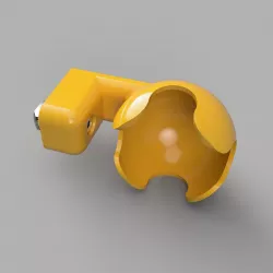 Squash ball spider foot for 3D printers