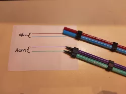 Stabilo Pen Connector for parallel lines