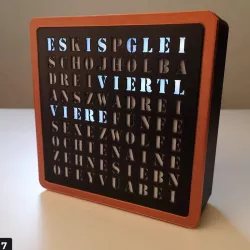 Steirische Wort Uhr (Styrian Dialect Word Clock)