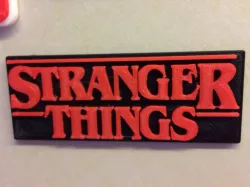 Stranger Things Logo Multicoloured