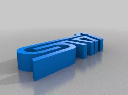 Subaru STI Logo Badge