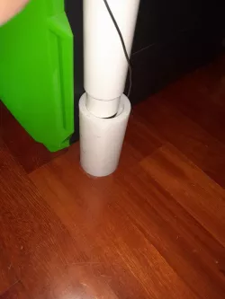 Support for broken adjustable table legs (Ikea Olov)