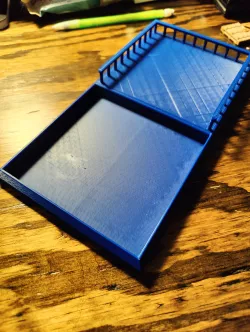 Tardis dice tower tray and base for smaller printers