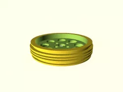 Tetrix Wheel Hub for LEGO 2902 Motorcycle Wheel