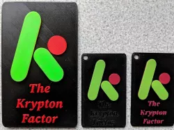 The Krypton Factor Fridge Magnet & Keyring