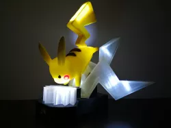 Volt Tackle Pikachu Lamp