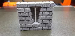 Wall Cut-Stone Arrow Slit 2 inch