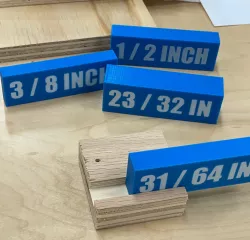 Woodworking Setup Blocks - Imperial - MMU