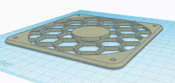 120 mm pc fan grill