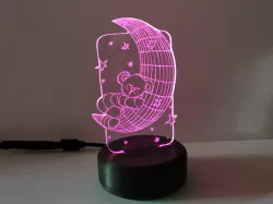3D Night Light Base