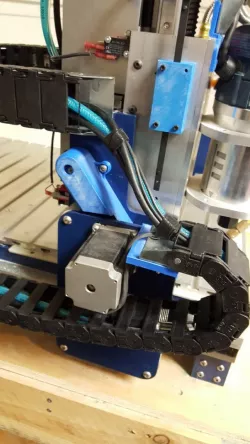 3d printed accessories for a Blurry Customs CNC mill